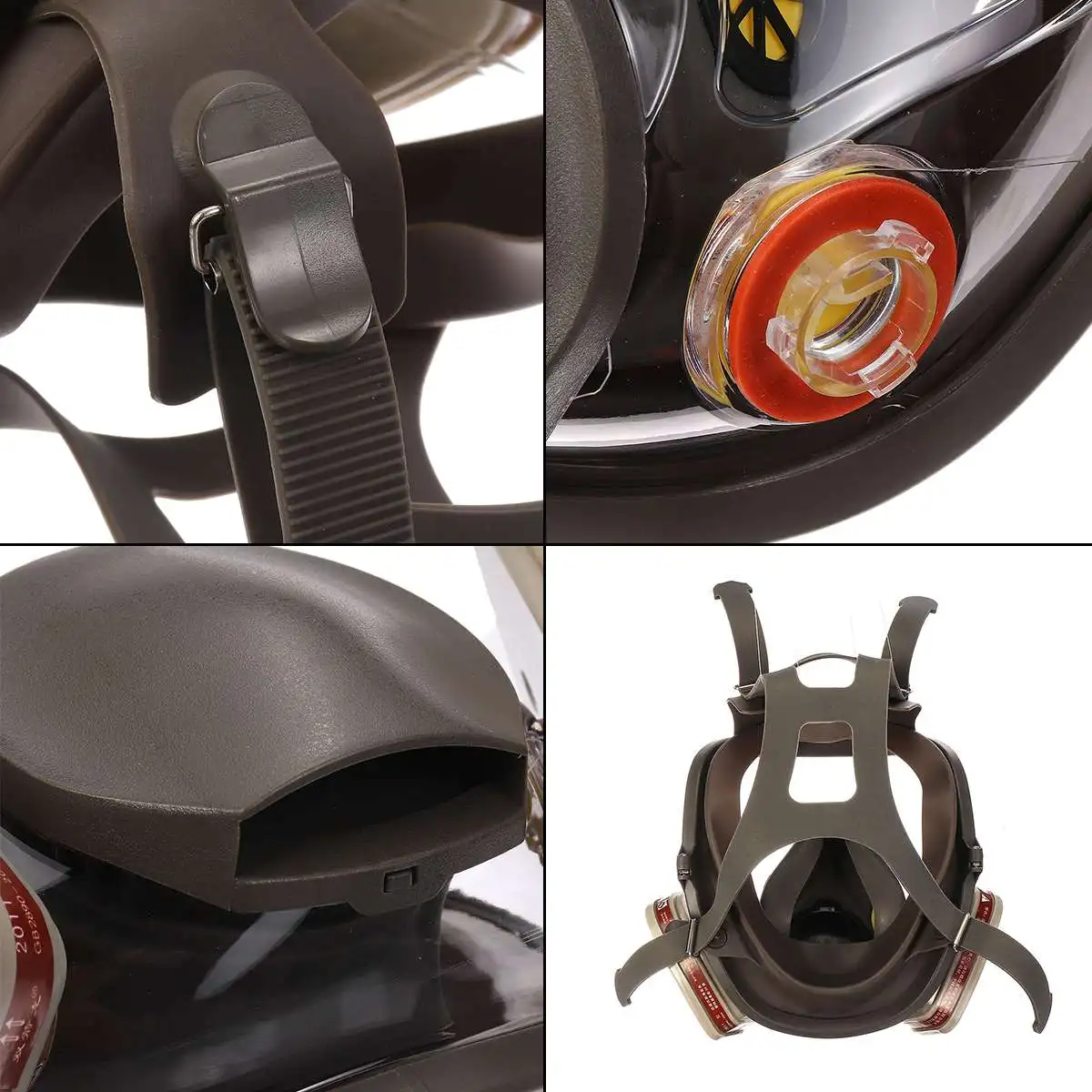 Full face spray protective mask, industrial gas mask respirator, new type 6800 gas mask, mechanical maintenance chemicals. image 5