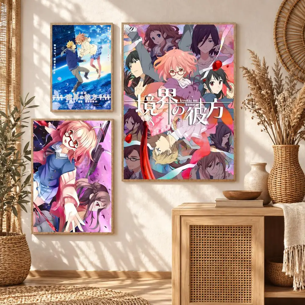 Anime B-Beyond The Boundary Moody Poster Premium Modern Waterproof Wall Art Pictures for Bedroom Living Room Bar Decor