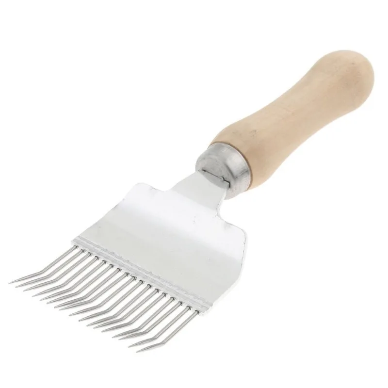 Suitable for Beekeeping Combs, Fork Shaped Honey Cutters, Wooden Handles, Honey Shovels, Beekeeping Tools