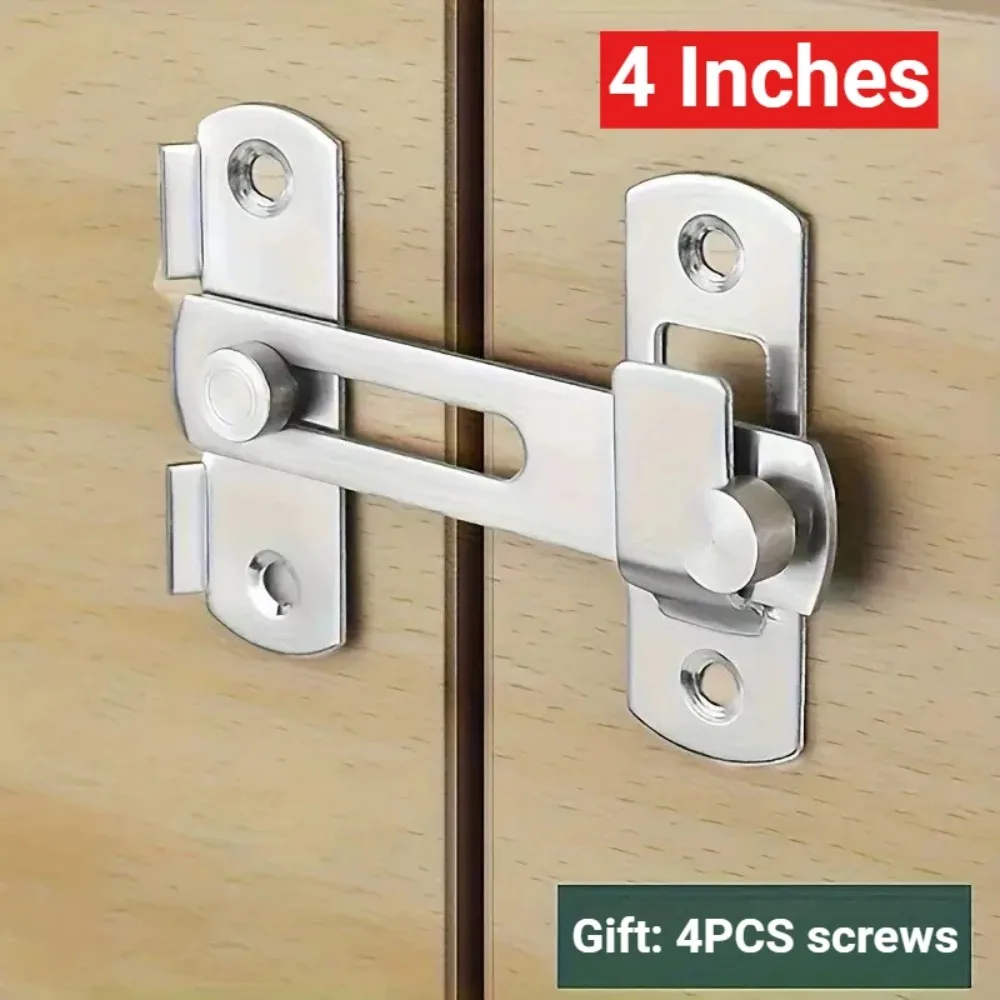 3/4 inch Premium 304 stainless steel sliding pin anti-theft door lock, warehouse door, wardrobe door window hardware accessories