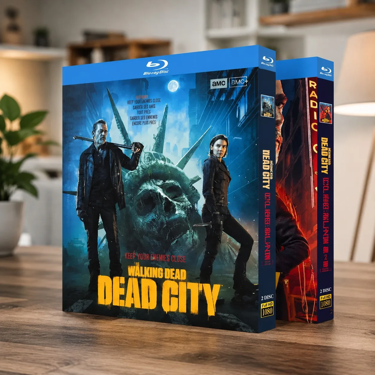 Hot the Walking Dead Dead City Season 1-2 Blu-ray Disc Set - 4 High Definition Episodes from the Iconic Post-Apocalyptic Series