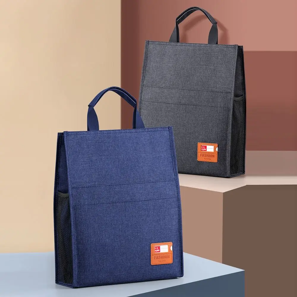 New 5 Layer Tote School Bag Large capacity Multifunctional Zipper Bag Handheld A4 File Bag