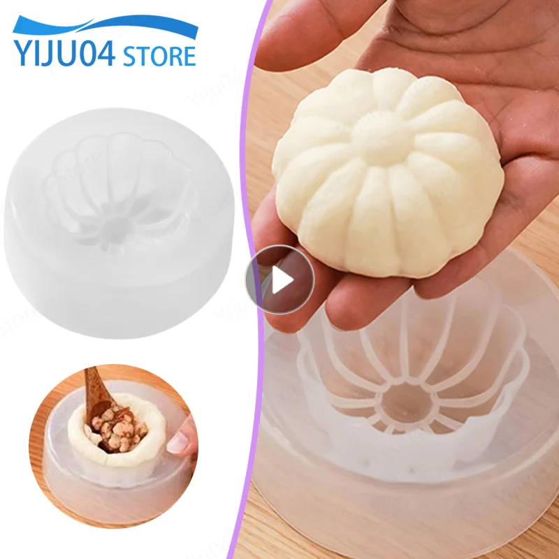 Chinese Baozi Mold DIY Pastry Pie Dumpling Maker Steamed Stuffed Bun Making Mould Bun Makers Kitchen Gadgets Baking Pastry Tool