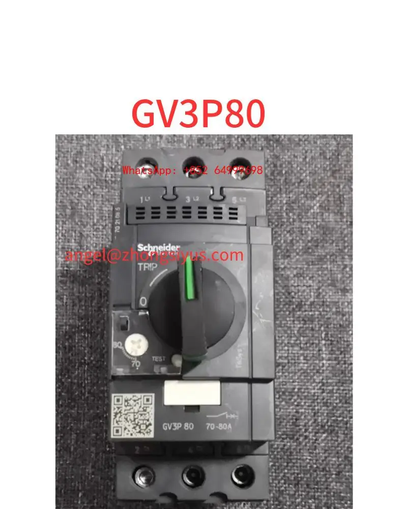 

Used GV3P80 circuit breaker