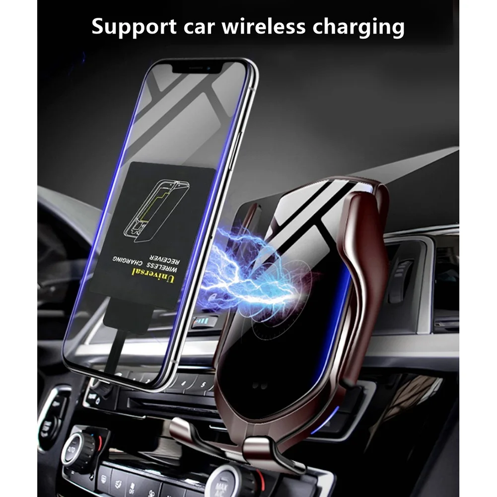 #72N Electronics Accessories,Wireless Charging Receiver Wireless Adapter(for Micro-USB B) (Black)