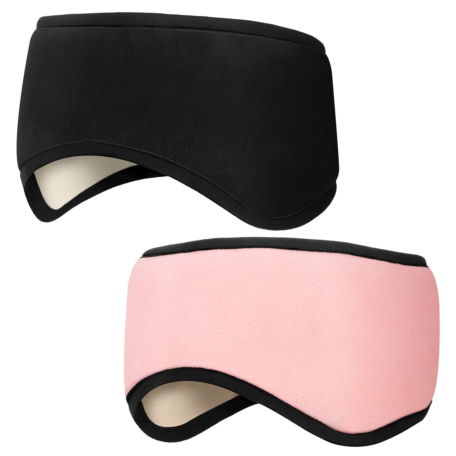 2 قطعة غطاء للأذنين النوم لينة الحد من الضوضاء خفيفة الوزن غطاء للأذنين للبالغين الشتاء تدفئة الأذن مريحة تناسب غطاء للأذنين