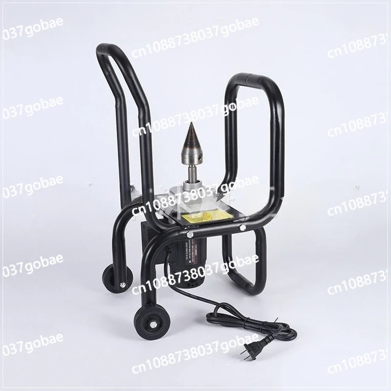 

2200W stump wood splitter, guillotine type tree splitter, small electric woodworking machinery