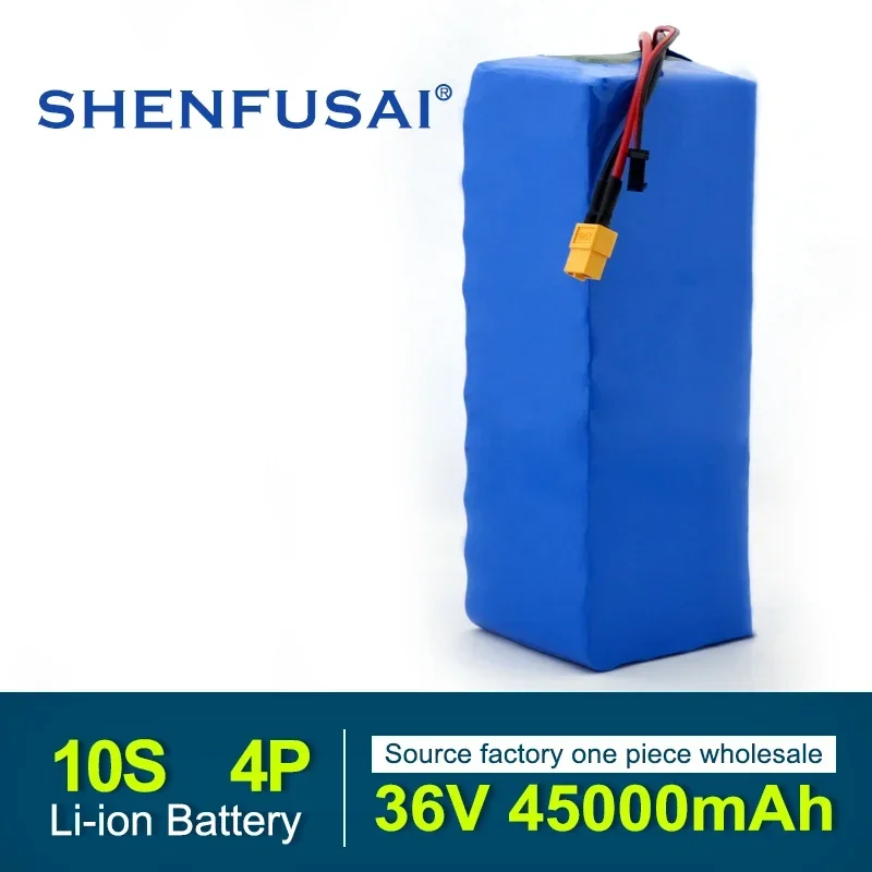 10S4P 36V 18650 lithium battery pack  high-power battery 45000mAh