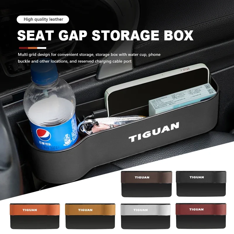 

Car Seat Gap Storage Box Pocket Organizer Phone Cup Holder For Volkswagen VW Golf Jetta Passat mk4 mk5 mk6 CC B5 B6 B7 Golf