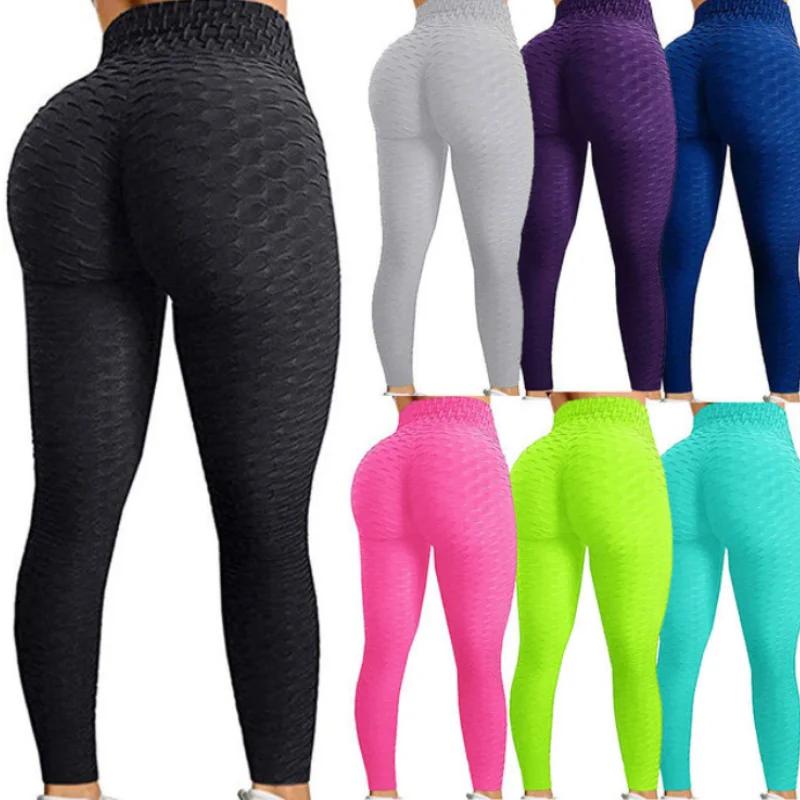 

Women's Cheap Sweat Wicking High Elastic Slim Buttocks Bubble Bottoms