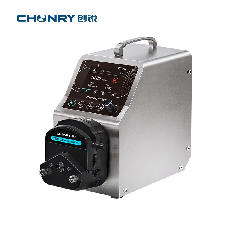 CHONRY OI602P Lab Liquid Multi Channel Peristalt Pump Intelligent Dispensing Filling Machine Stepper Motor