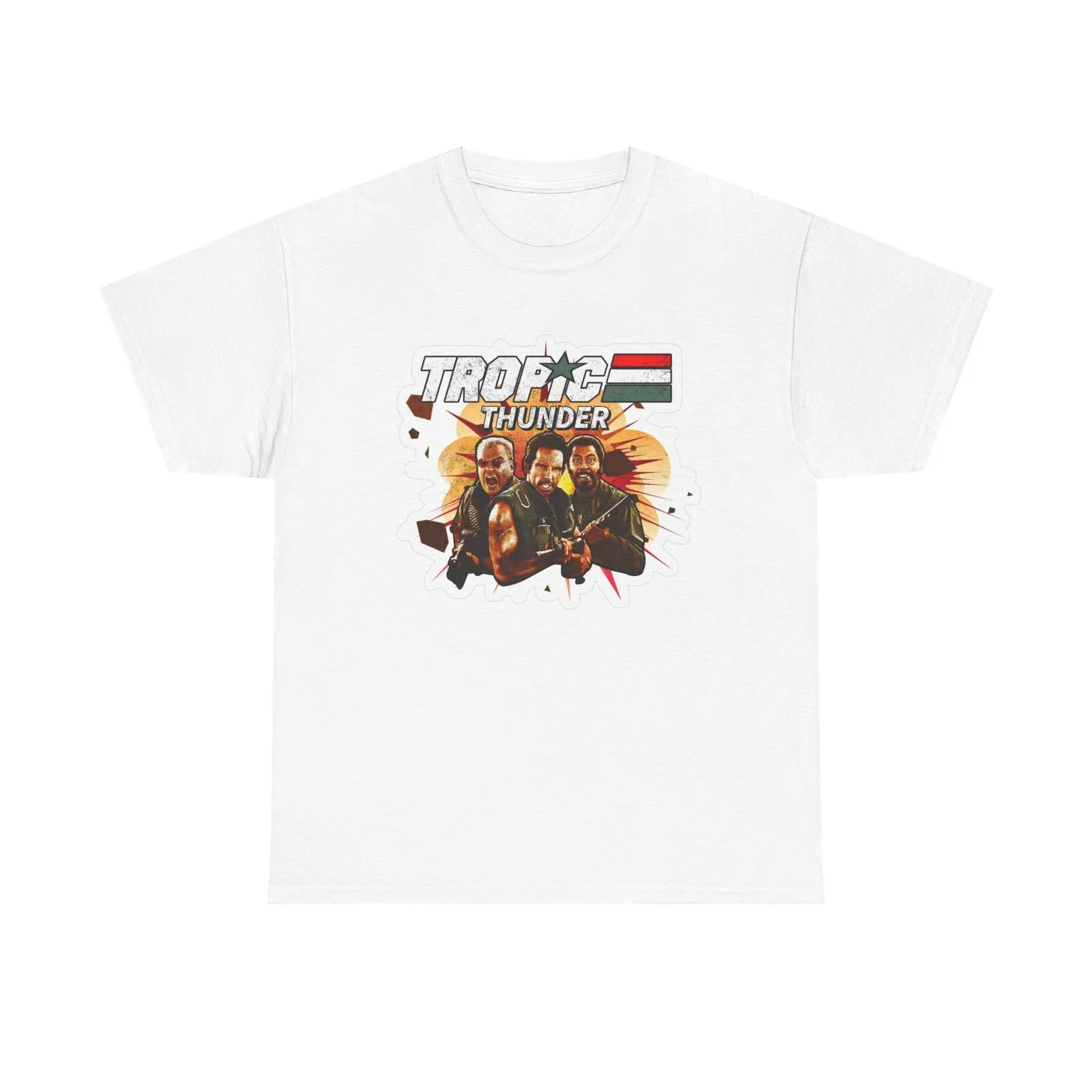 Tropic Thunder Comedy Graphic T Shirt Brand New Cotton Tee