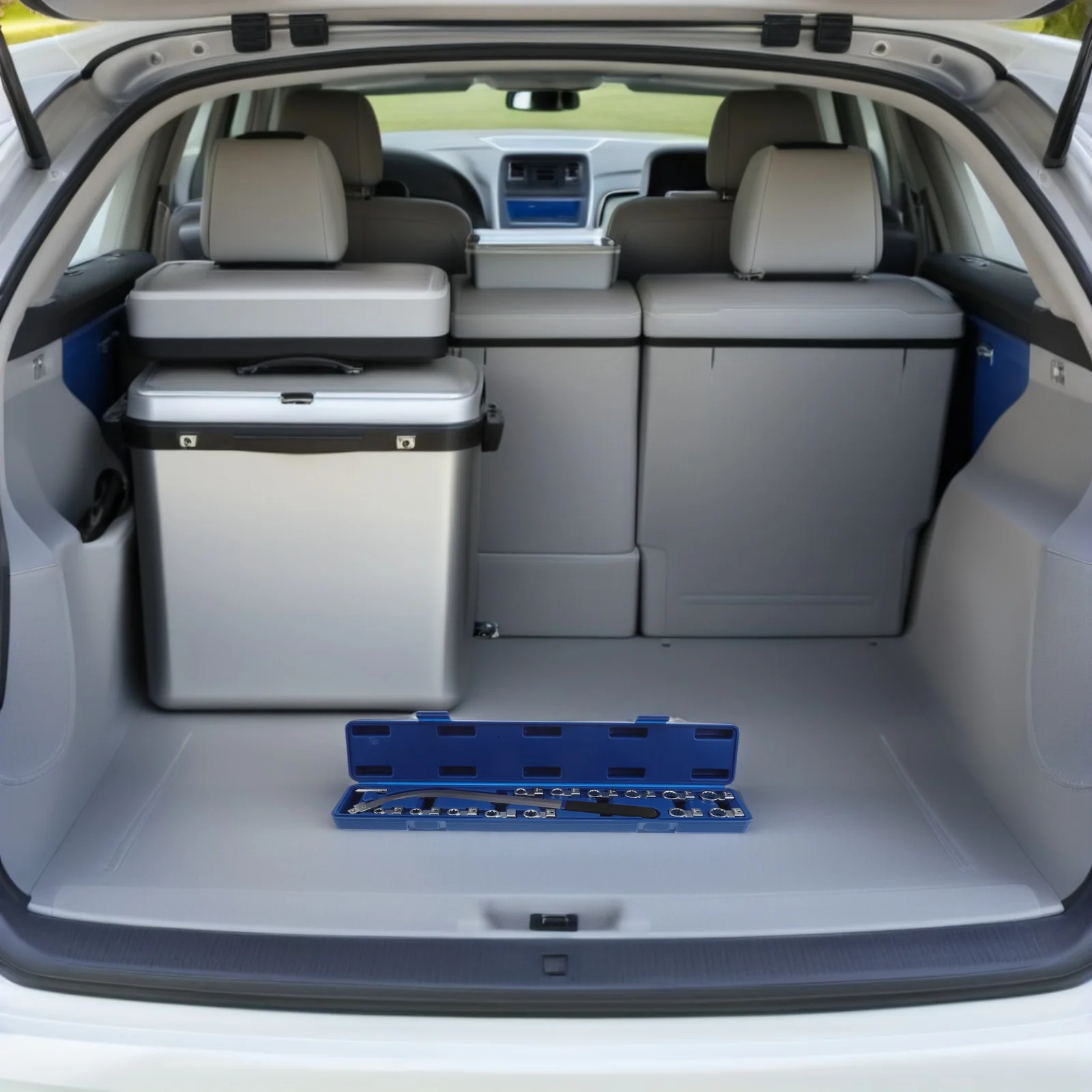 

15pcs Car Repair Tool Set Automotive Engine Timing Belt Tensioner Spanner With Multiple Adapters For Pulley Removal Belt