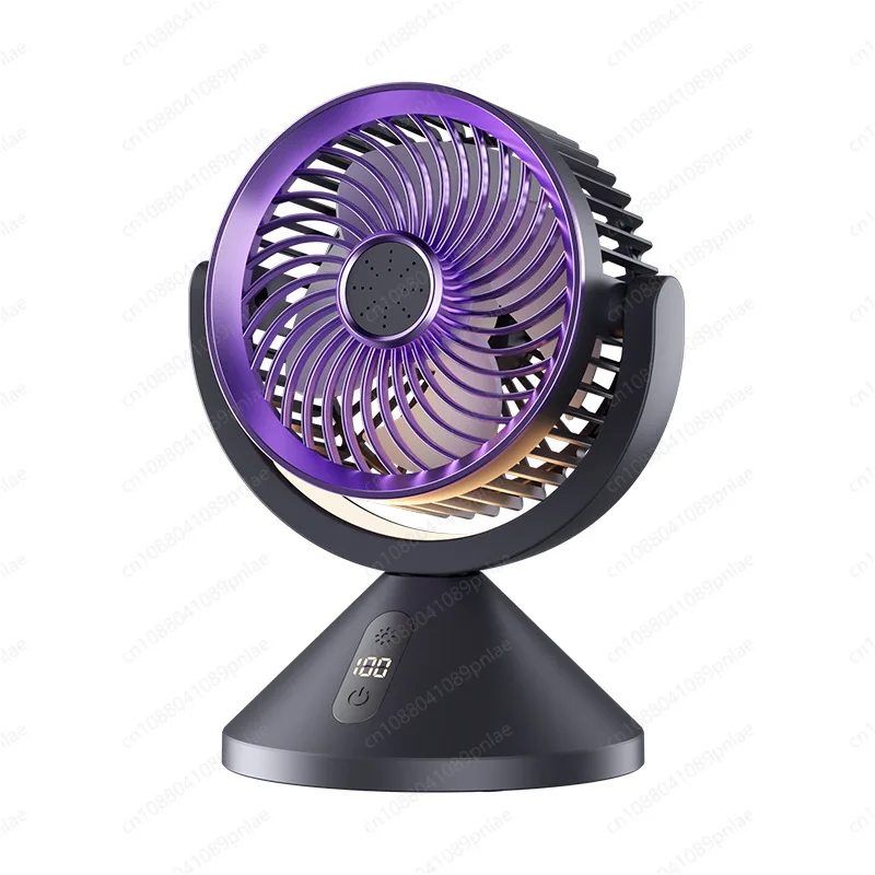 New Rechargeable Air Circulator Fan Portable Desk Wall Mounted