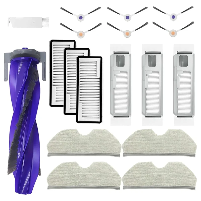A24p para narwal fro x plus robô aspirador de pó escova lateral principal sacos filtro hepa mop pano peças reposição acessórios