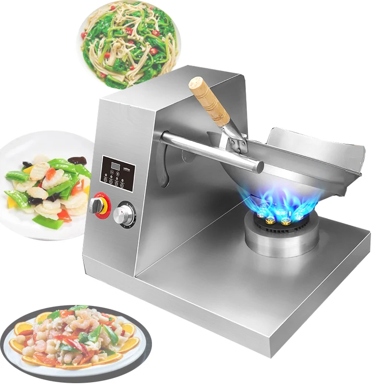 

Big Capacity Kitchen Cooking Robot Automatic Rotating Wok Fried Rice Stir Fry Machine