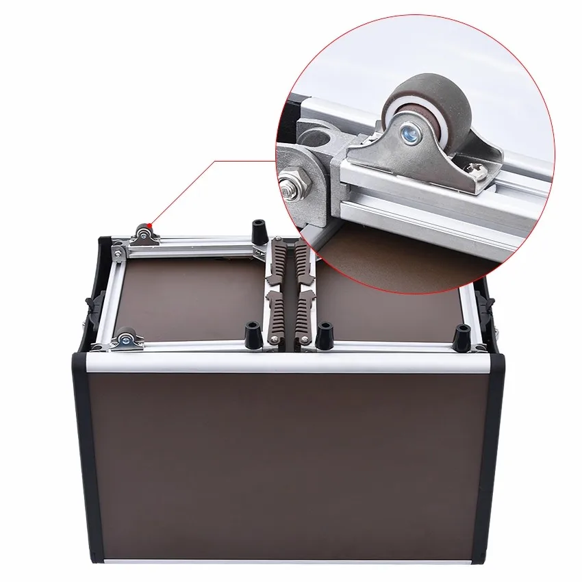 roulotte da campeggio pentole portatili tavolo scatola tavolo pieghevole in alluminio sgabello Shandong set di pentole da cucina