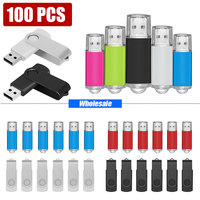 100Pcs/lot Pendrives 16GB USB 2.0 Flash Drive 4GB 8GB Pen Drive 128MB Usb Sticks 1GB 2GB Memory Flash 32GB 64GB U Disk Free Logo