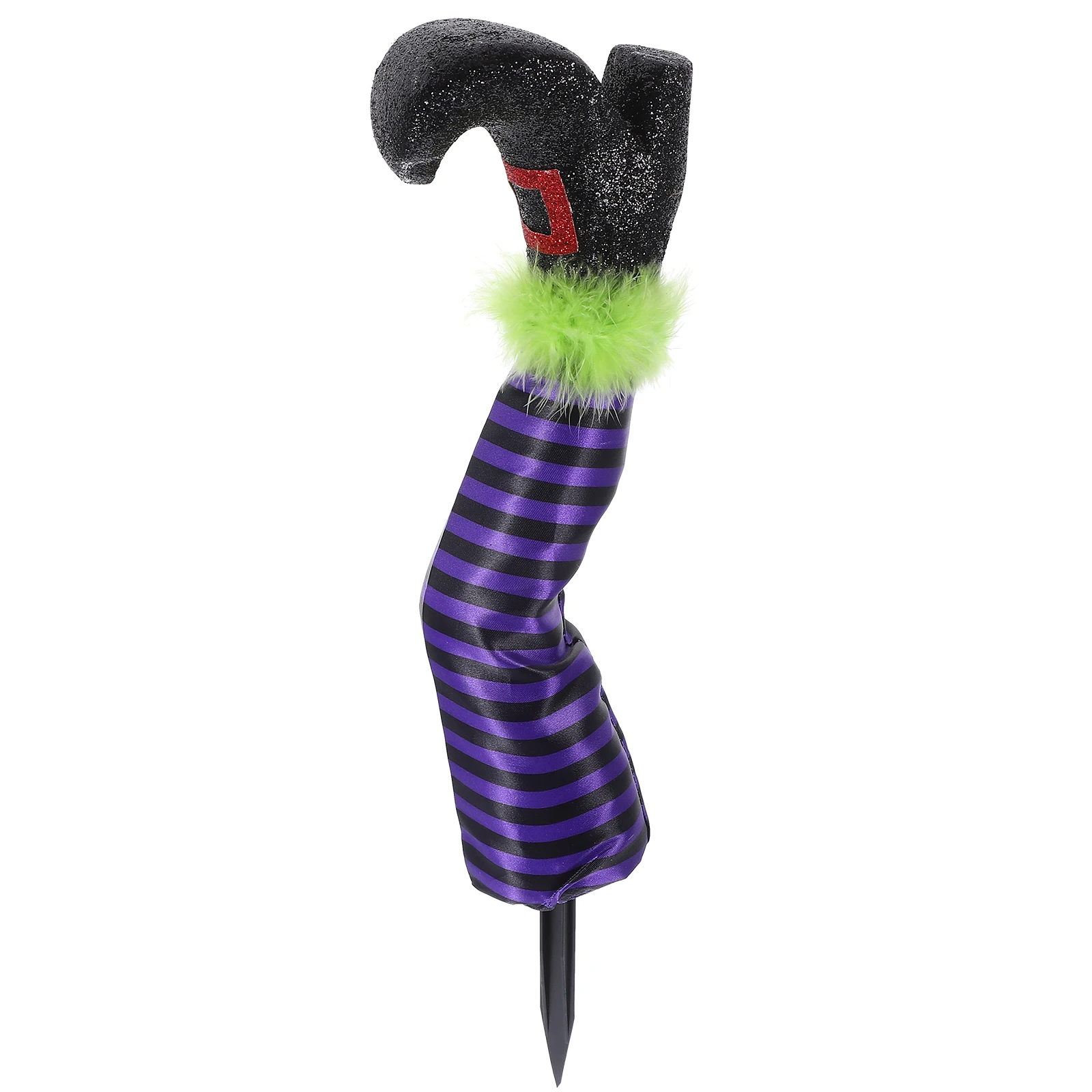 

Decoration Witch Legs Halloween Decorations Outdoor Without Lights outside Signs Purple Yard