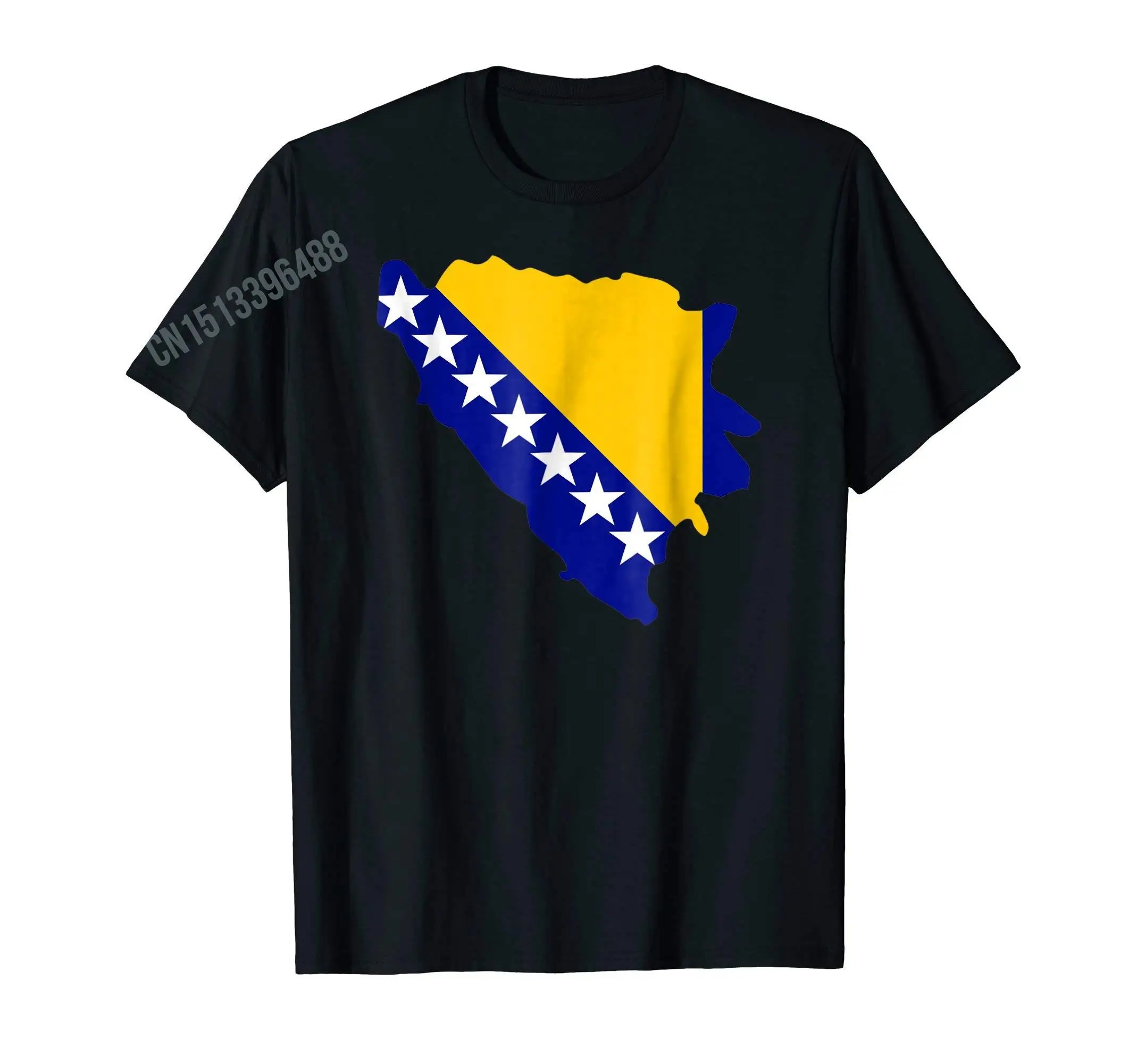 More Design Bosnia & Herzegovina Flag Bosnian Power Battery  T-shirts For Men Women T Shirt Hip Hop Tops Cotton Tees