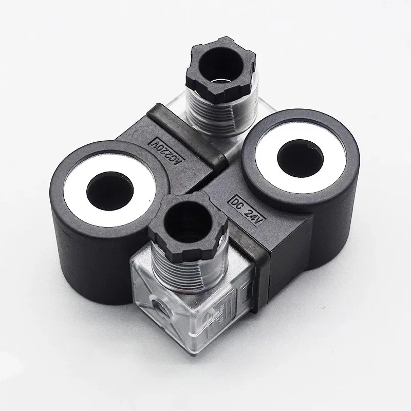 Hydraulic Electromagnetic Valve Plug-in Coil For Electric Forklift Lift Mechanism Inner Hole Diameter13mm Height37mm AC220VDC24V