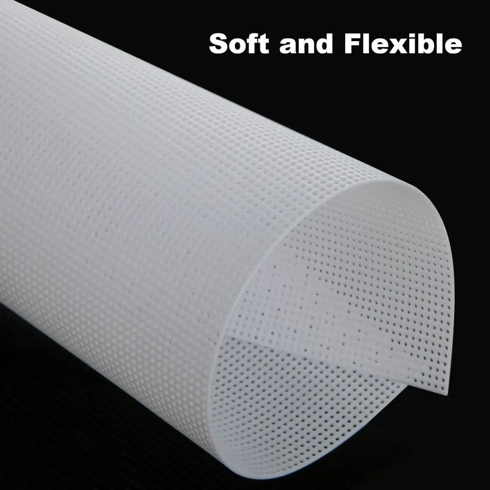 Accesorios para bolsos, bolsa de 14 quilates, rejilla de malla, lona de malla de plástico blanco y negro, tela de malla de 28x21CM, proyectos de ganchillo