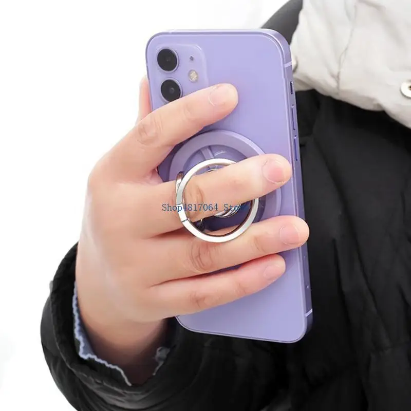 

T3LB Phone Rings Holder Magnet Phone Stand Grip Mount Smartphone Mount