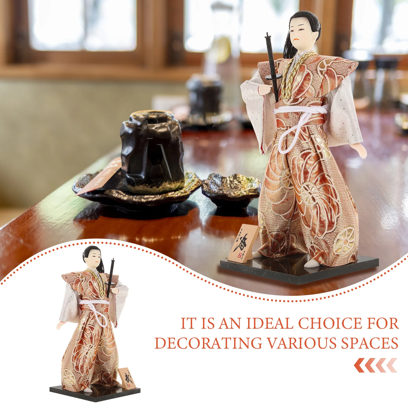 

Japanese Style Ornament Exquisite Desktop Art Statue For Home Office Housewarming Gift Living Room Decor Decoration