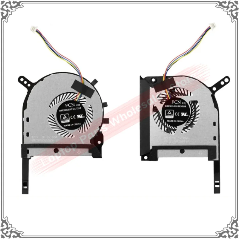 New Original GPU CPU Fan For ASUS TUF Gaming FA506IV FX50LU FA706 FX706 Fan Cooling Fan Radiator CPU Fan Replacement