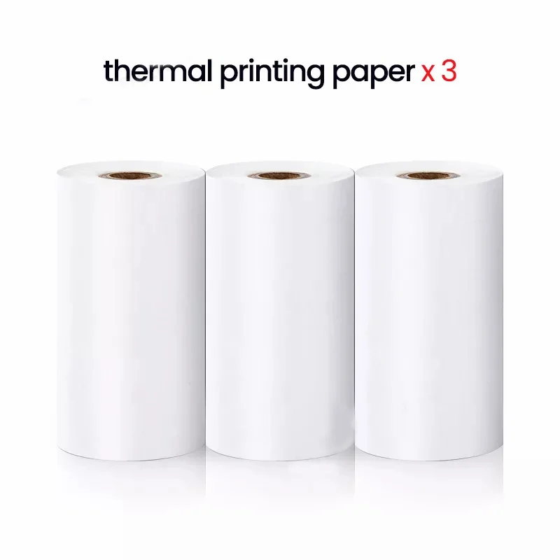 Mini Printer Paper Kids Instant Print Camera Thermal Colorful Adhesive Self-adhesive Paper for Wireless Bluetooth Printer 57mm