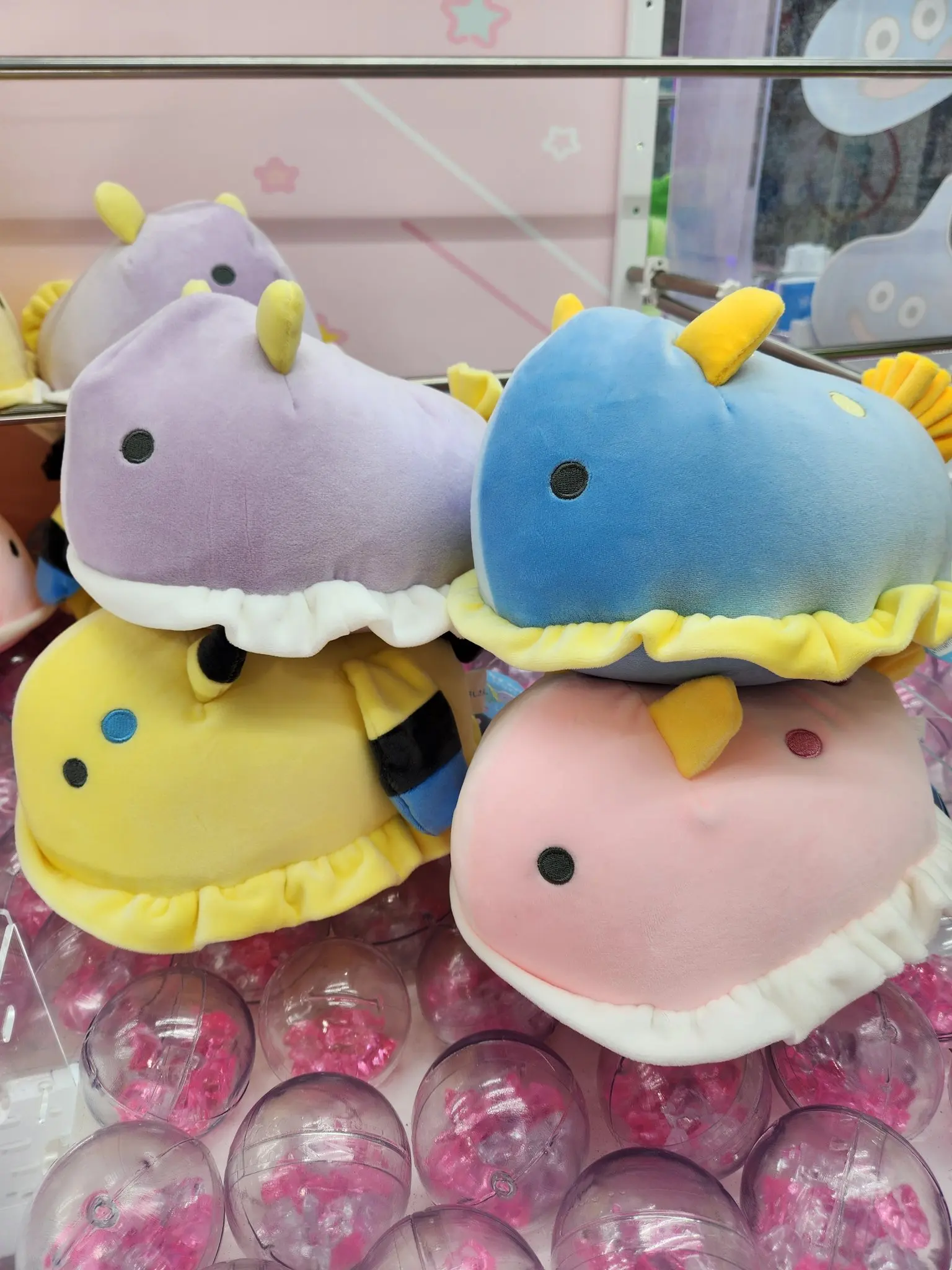 26cm Yell Stuffed toy Umiushi-san Mugyunui Big cute kawaii soft Sea slug pikachu-Nudibranch plush toys pillow cushion images - 6