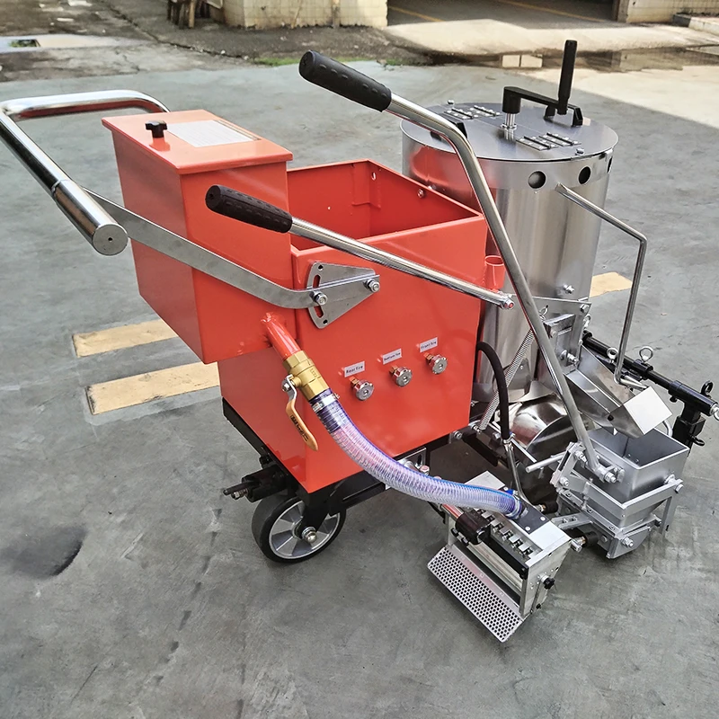 Hydraulic Driving Thermoplastic Road Marking Machine Automatic Walking Line Painter For Long Distance Highway Line Construction