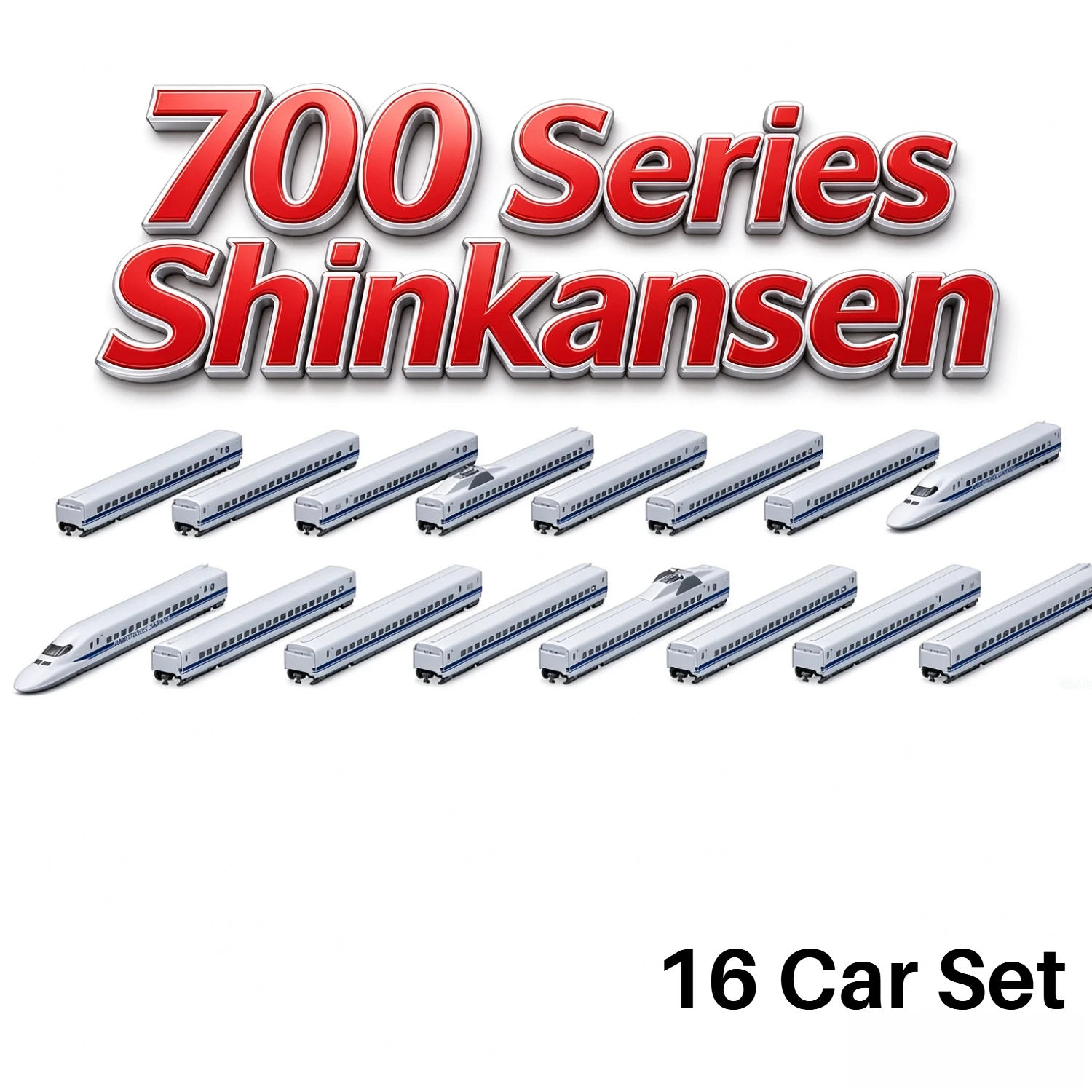 TOMIX N Scale 1/160 Model Train 97937 Series 700 Shinkansen Dual Power 16‑Car Complete Set Adult Collectible Toy Gift