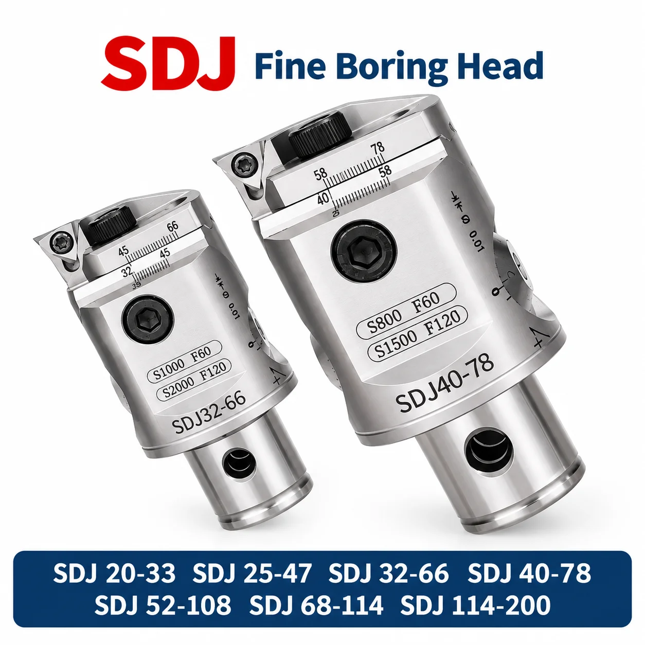 RBH EWN SDJ08 SDJ10 SDJ12 SDJ14 SDJ16 EWN20 EWN25 EWN32 Adjustable Fine Boring Head for LBK1 LBK CKB CNC Milling Machine