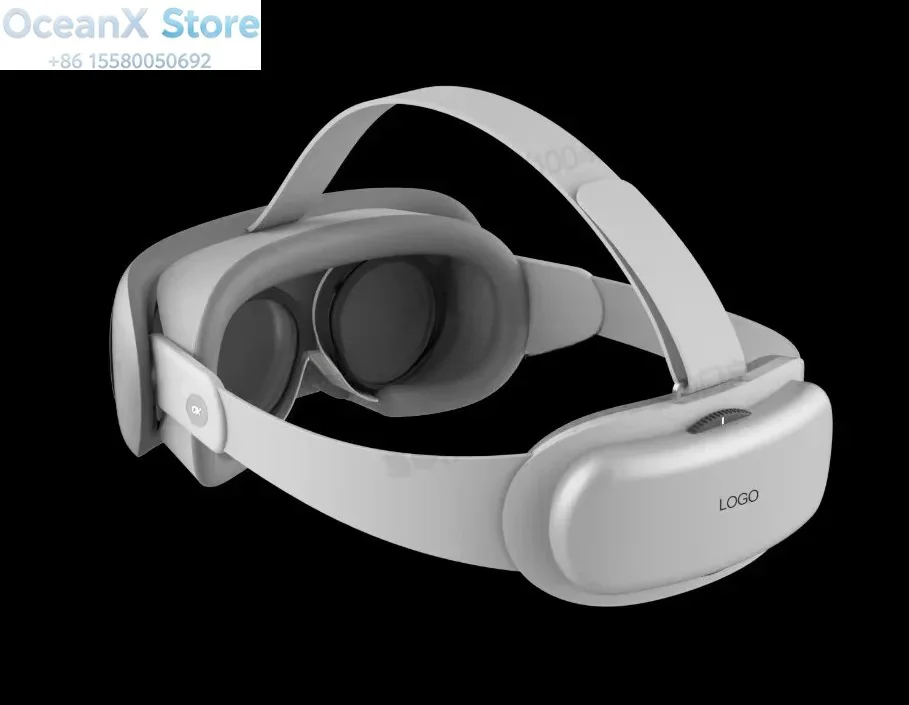 New 4K Micro OLED VR Glasses, VR AR MR Reality Headset, Supporting Software & Customizable VR2 Hardware