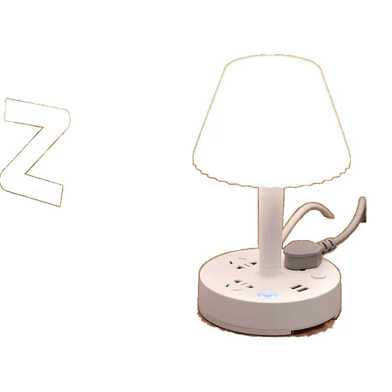 

Desk lamp USB socket LED bedroom socket bedside