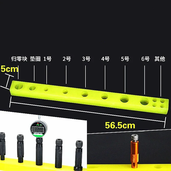 

Common Rail Injector Nozzle Travel Measurement Gauge Tool Base Seat, Fuel Stroke Measuring Placement Frame