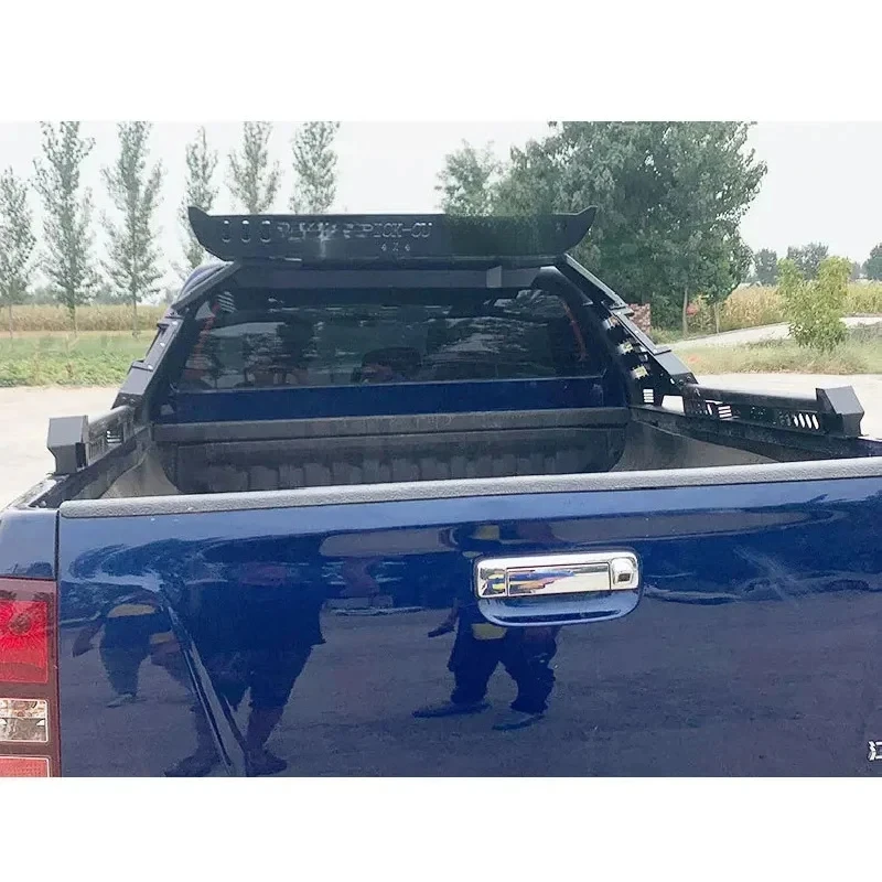 Offroad Universal Performance Upgrade Roll Bar With Large Cargo Basket 4X4 Exterior Parts Fit Hilux