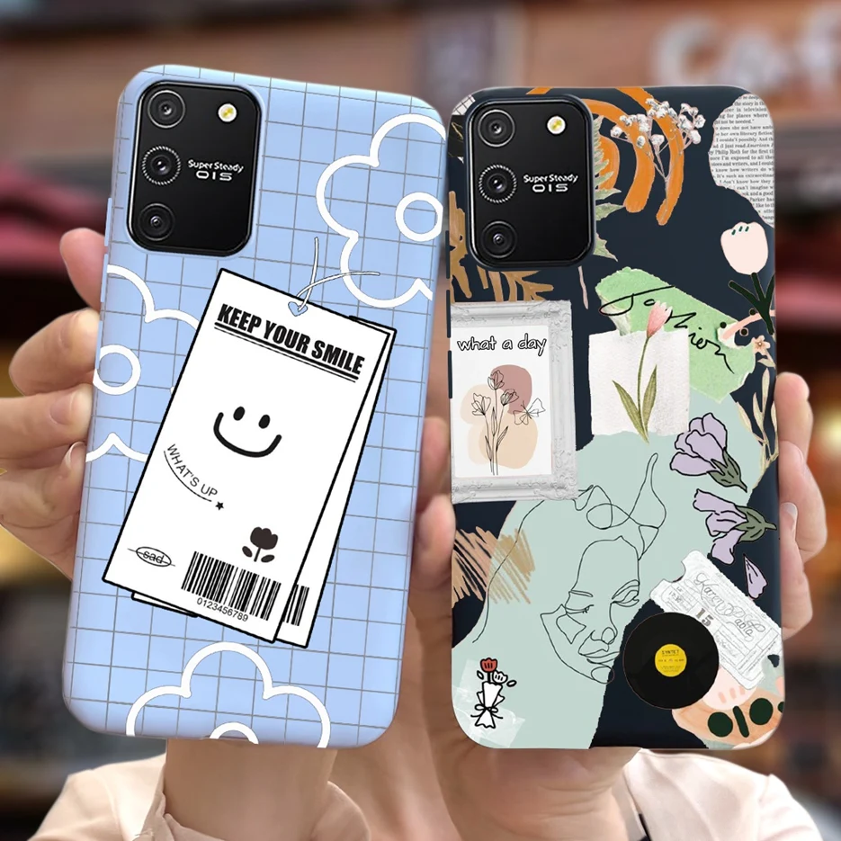 For Samsung Galaxy S10 Lite Case SM-G770F Luxury Art Painted Cover Soft TPU Phone Case For Samsung S10 Lite S10Lite Fundas Coque
