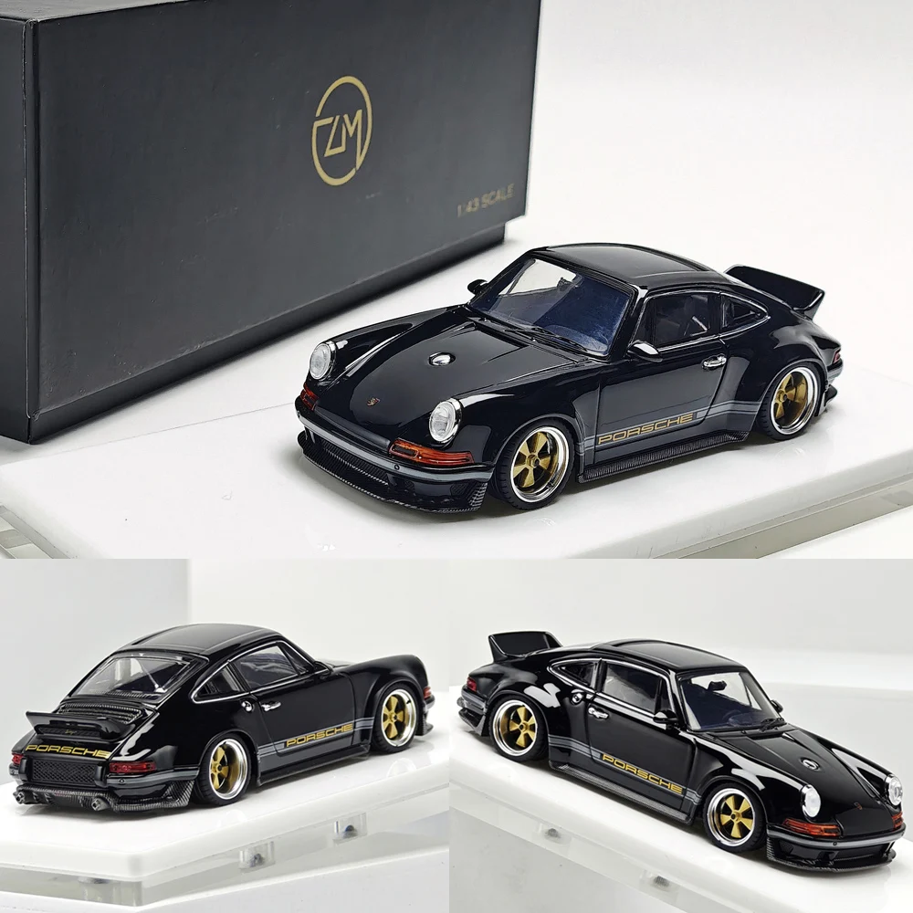 Zincit Model 1/43 Singer DLS Diecast Car Alloy Miniature with Display Case, Limited Collectible Gift for Men