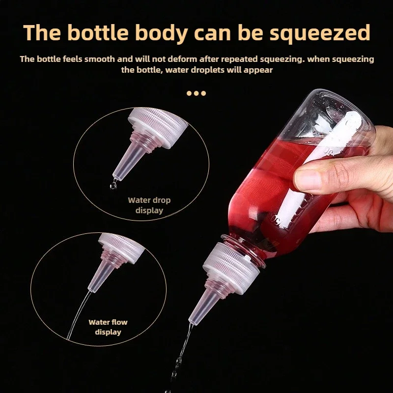 30-230 مللي البلاستيك إبرة الأنف مقياس زجاحة ضغط للعصر زجاجة فارغة مع مانعة للتسرب السفر مستحضرات التجميل تخزين الحاويات #2