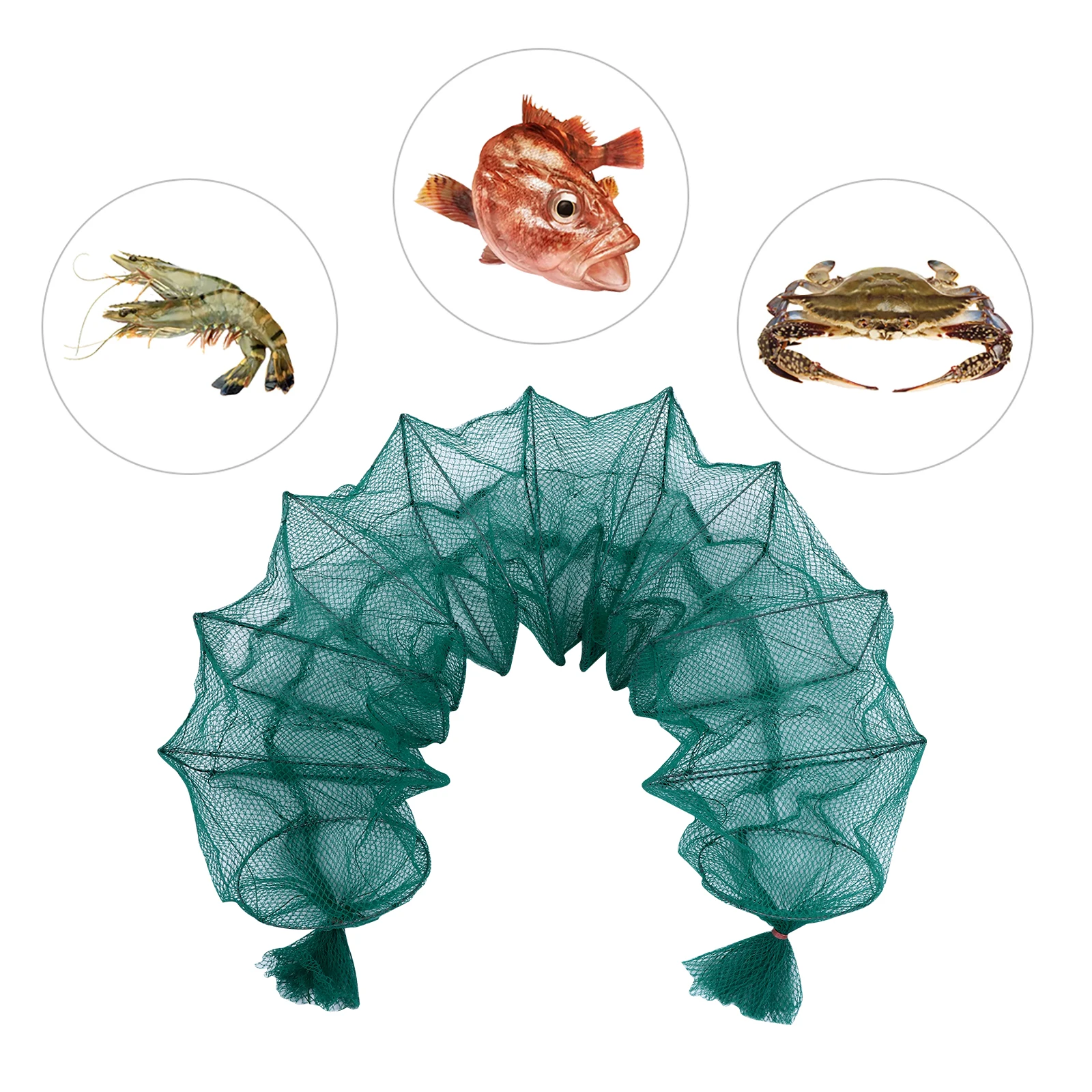 

Fish Net Fishing Traps Mesh Portable Fishing Traps Fishing Mesh Trap Fishing Accessories