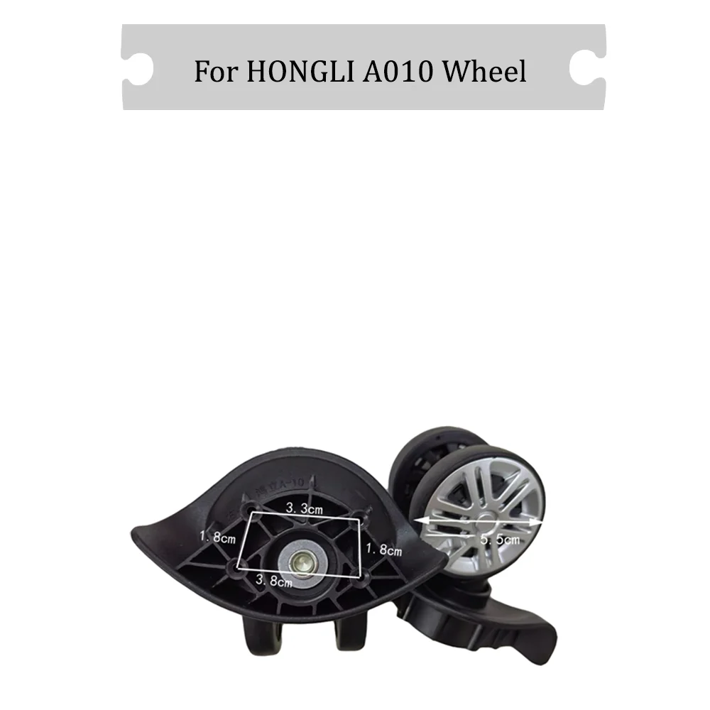 For HONGLI A010 Universal Wheel Replacement Suitcase Rotating Silent Smooth Convenient Shock Absorbing Accessories Caster Wheels