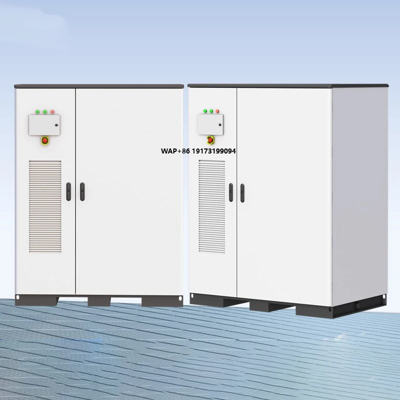 Outdoor Storage Battery Cabinet 50kW 100kW Hybrid Inverter with Lithium Iron Phosphate Energy Storage Battery