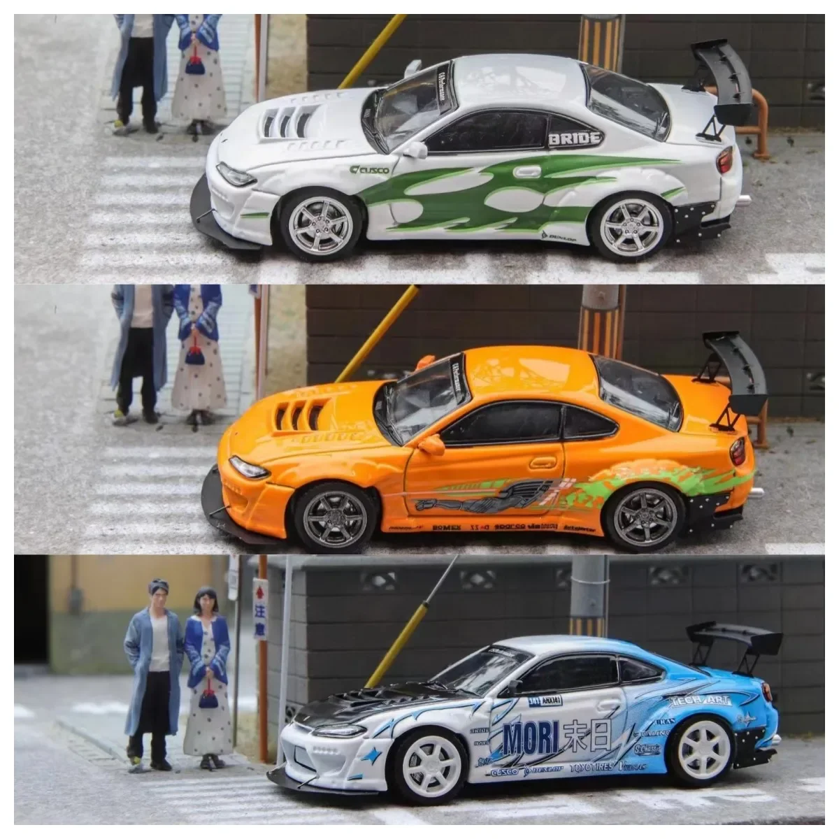 

Focal Horizon FH 1:64 Silvia S15 Pandem Rocket Bunny FNF Diecast Model Car