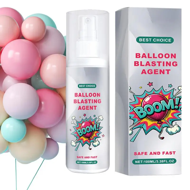 Spray For Balloons Outside Quick Popping Balloon Atmosphere Spray Rapid Ambiance Enhancer Balloon Bottle Spray For Parties And