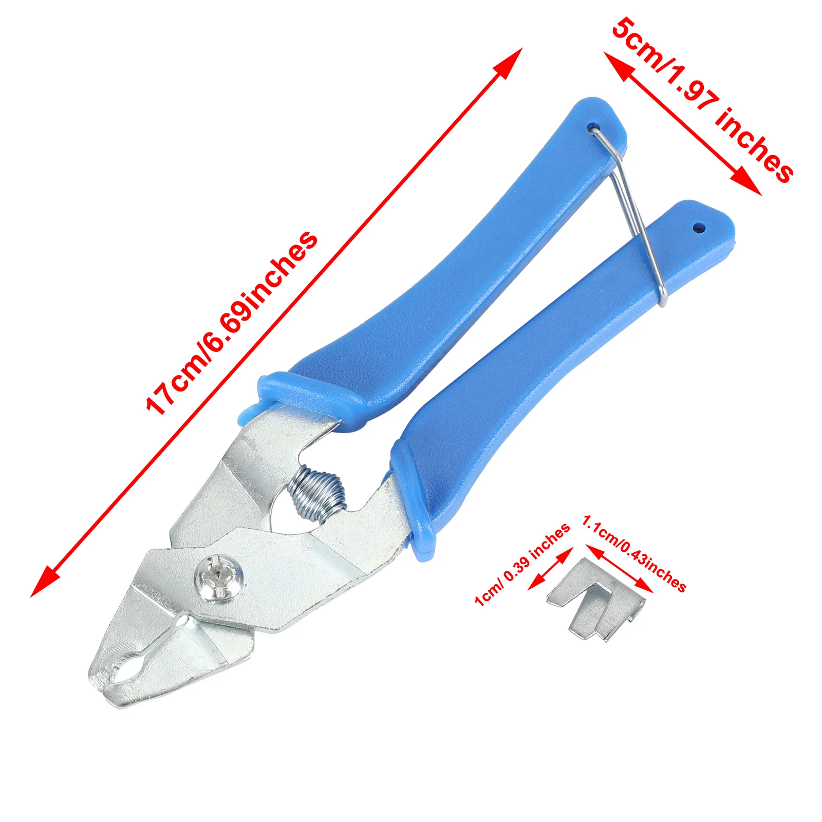 Artudatech 300Pcs Wire Cage Clips With 1Pc Snap Plier For Rabbit Chicken Pet Dog Cat Cage
