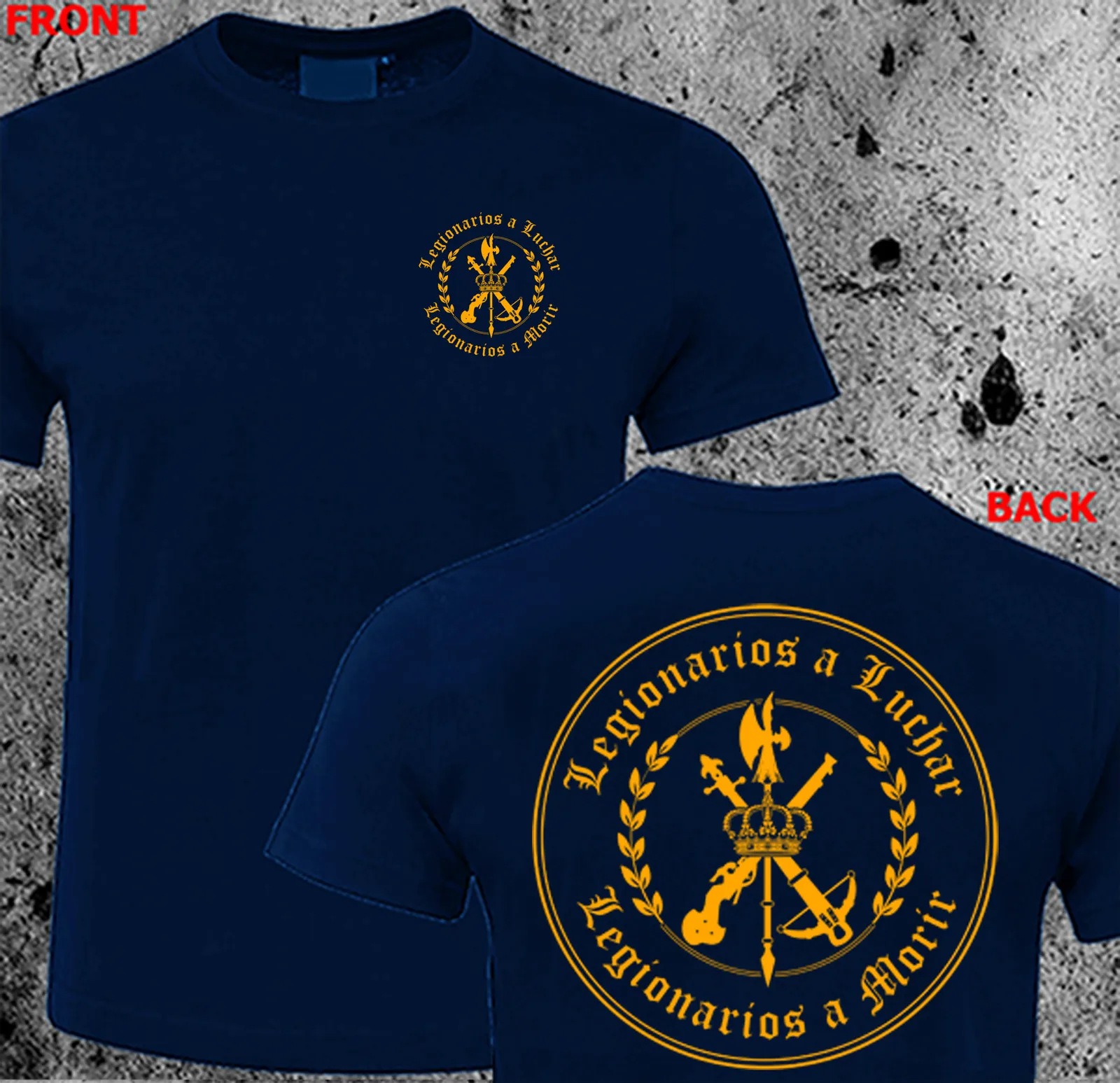 

Spain Foreigh Legion Spanish Legion Espanola Tercio Army Military T-Shirt Short Sleeve Casual 100% Cotton Shirt