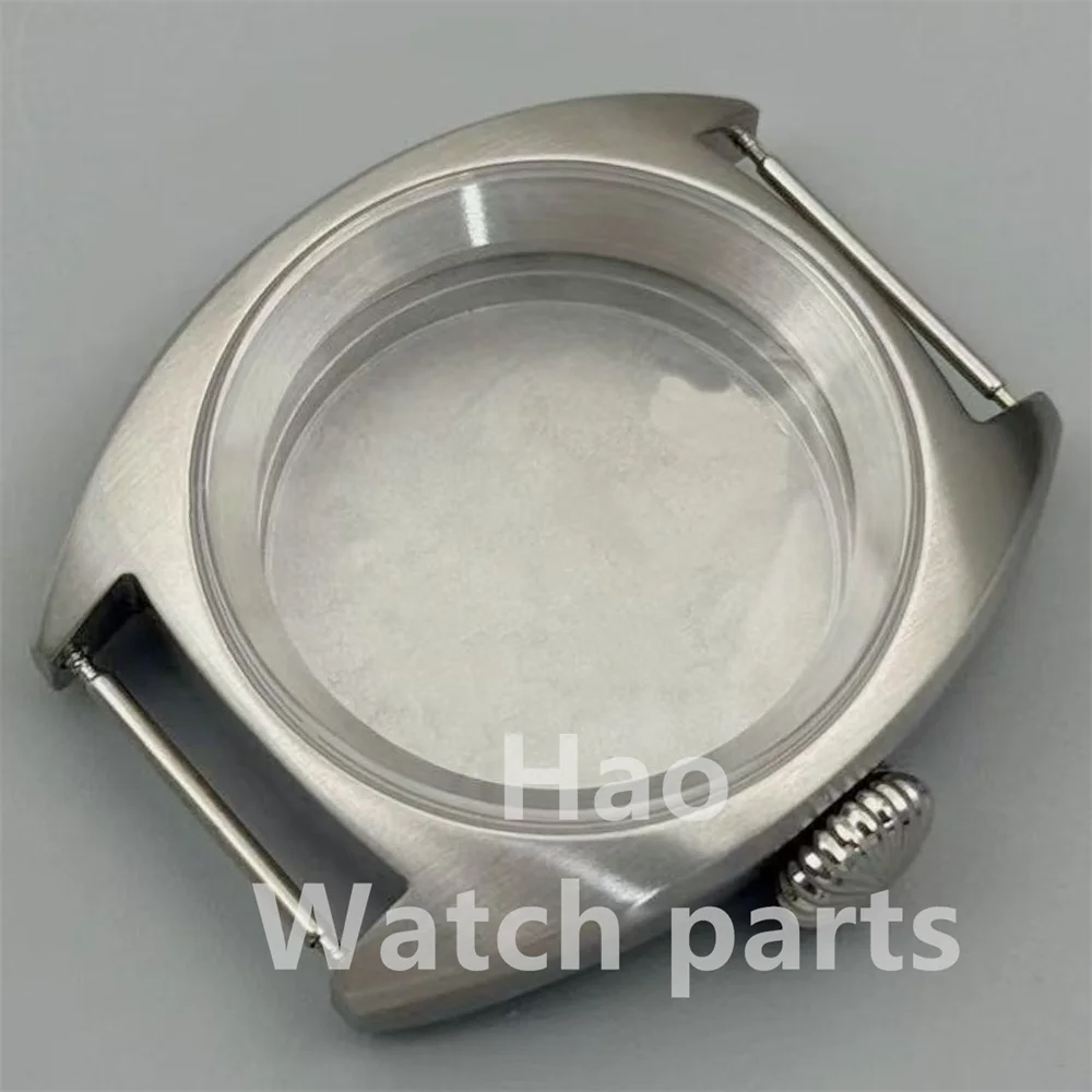 تاج كبير/تاج صغير مقبب مزدوج من زجاج الياقوت 36 مللي متر/39 مللي متر حافظات ساعة تناسب NH34 NH35 NH36 ETA2824 PT5000 حركة بواسطة Anny Whtch S