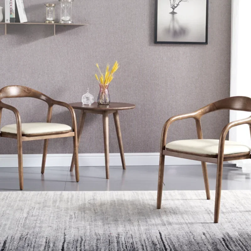 

Dining room chairs all solid wood backrest chairs household furniture dining room chairs